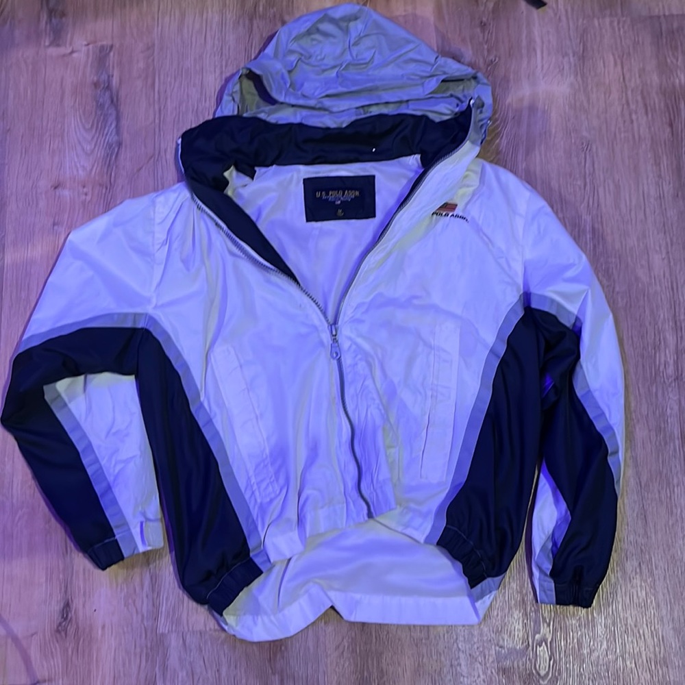 U.S POLO ASSN. white jacket